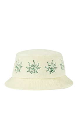 Kapelusz HUF Green Buddy Terry Cloth Bucket Hat ecru