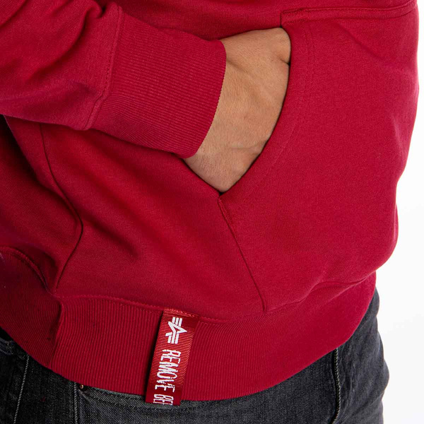 Bluza Alpha Industries Basic Hoody czerwona