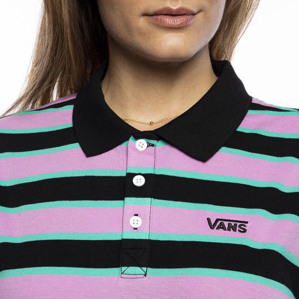 Sukienka Vans WM Stripe Polo Dress wielokolorowa
