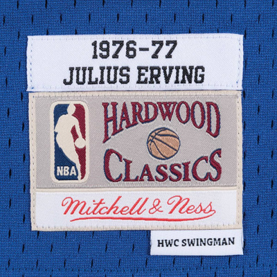 Koszulka Mitchell & Ness Philadelphia 76ers #6 Julius Erving Swingman Road Jersey niebieska