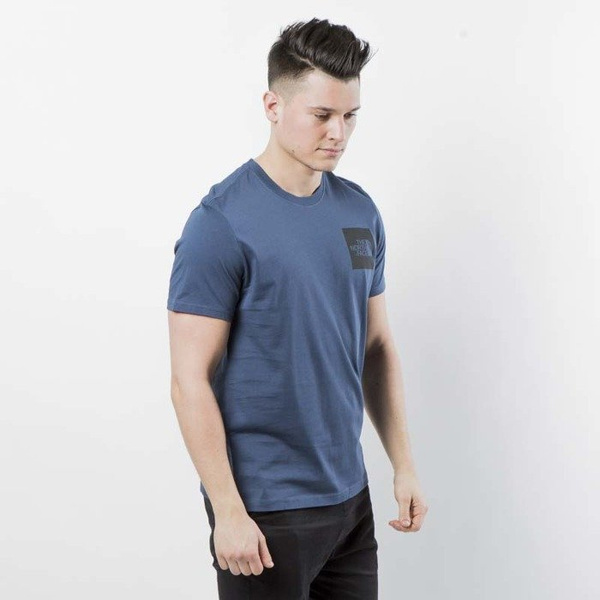 Koszulka The North Face M S/S Fine Tee blue wing teal T0CEQ5N4L