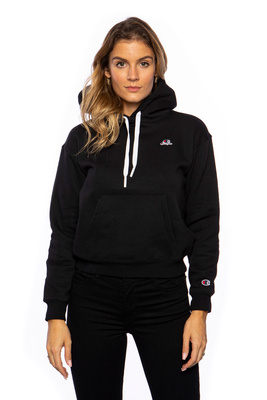 WMNS Sweatshirt Champion Organic Cotton Blend C Logo Hoodie black