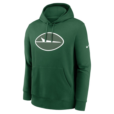Bluza Nike Men's NFL New York Jets Nike Club Fleece Pullover Hoodie green