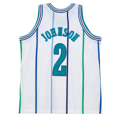 Koszulka Mitchell & Ness Charlotte Hornets Swingman Jersey Larry Johnson white 