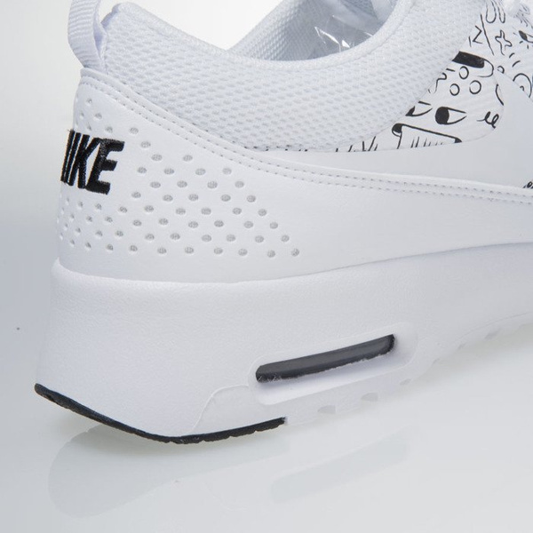 Sneakers buty Nike WMNS Air Max Thea Print white / white-black (599408-103)