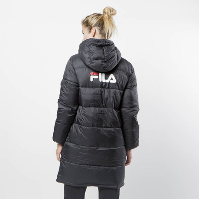 Fila Damska Kurtka Zimowa Zia Long Puff Jacket black