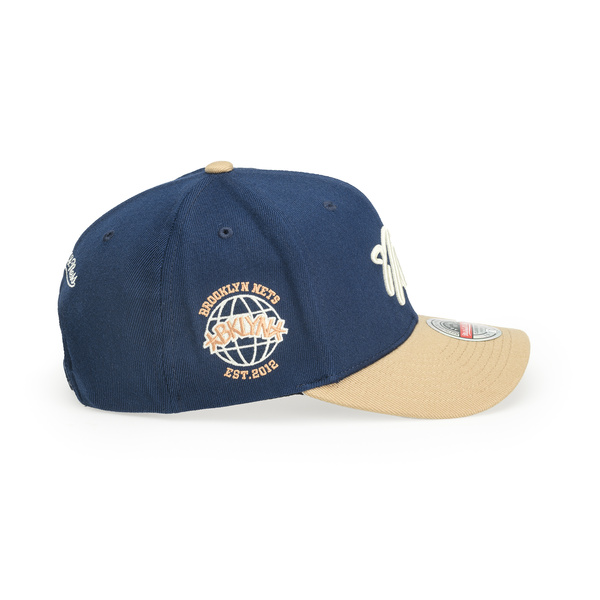 Czapka Mitchell & Ness NBA Sand Storm Classic Red Brooklyn Nets navy sand