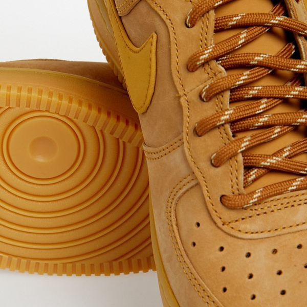 Sneakers buty Nike Air Force 1 High '07 WB flax/wheat-gum light brown (CJ9178-200)