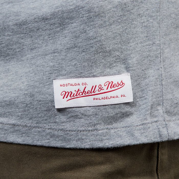 Mitchell & Ness koszulka t-shirt Chicago Bulls grey heather TEAM LOGO Tailored