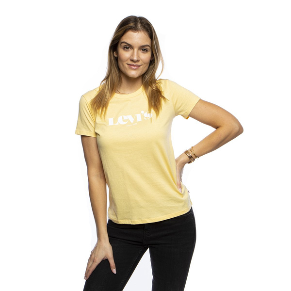 Koszulka damska Levi's The Perfect Tee New Logo żółta