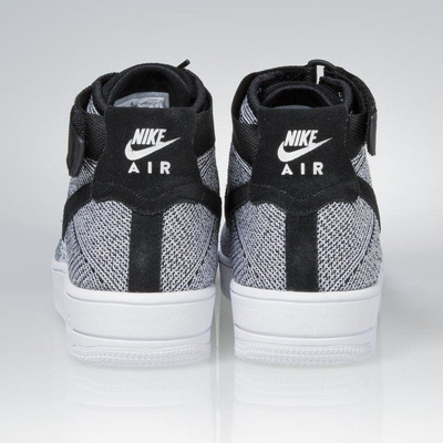 Sneakers buty Nike Air Force 1 Ultra Flyknit Mid black / black-white 817420-005