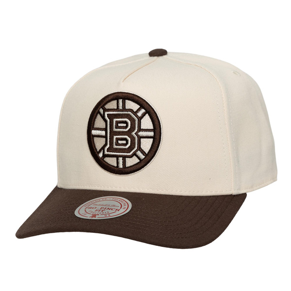 Mitchell & Ness NHL Fashion Basic 2T PRO Snapback Boston Bruins cream