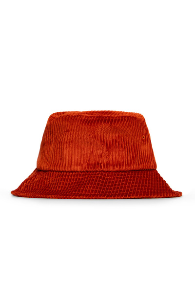 Kapelusz OBEY Bold Cord Bucket Hat ceglasty