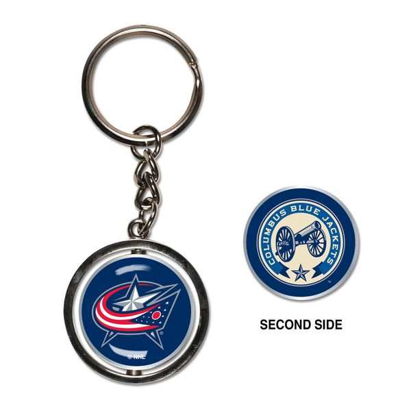 Brelok WinCraft NHL Spinner Key Ring Columbus Blue Jackets