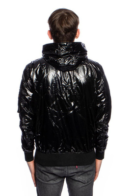 Alpha Industries Bomber MA-1 LW Hooded NASA Jacket black
