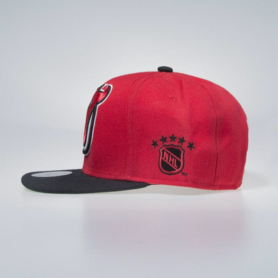 Mitchell & Ness czapka snapback New Jersey Devils red XL LOGO 2TONE NJ27Z