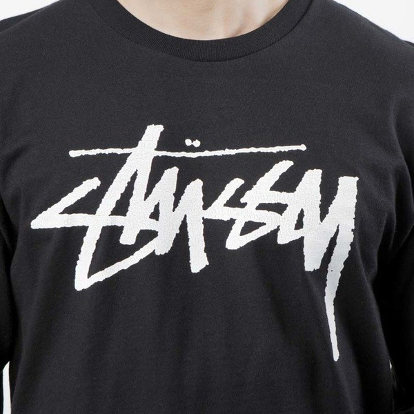 Koszulka Stussy Longsleeve Old Stock LS Tee black