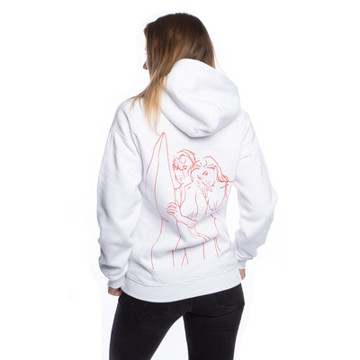 Bluza damska Two Girls One Hoodie White Slavic Surf biała