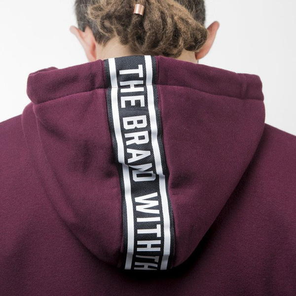 Adidas Originals bluza Es Fz Hoody maroon AY8269