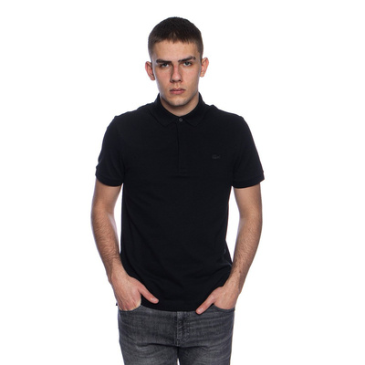 Lacoste Men's Paris Polo Shirt Regular Fit Stretch Cotton Pique black