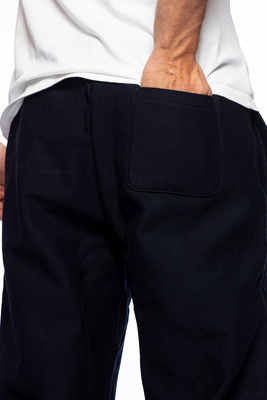 Spodnie dresowe Carhartt WIP American Script Jogging Pant granatowe