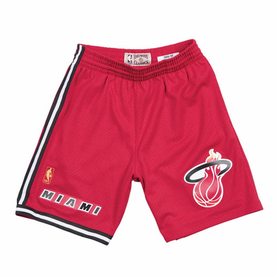 Szorty Mitchell & Ness Miami Heat 96-97 Swingman Shorts czerwone