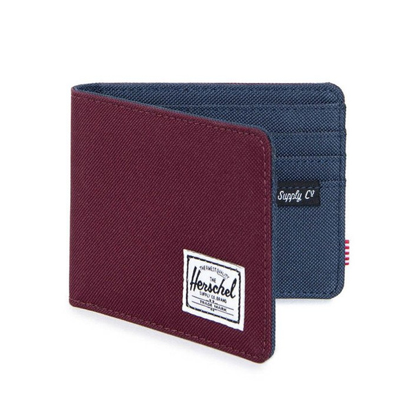 Portfel Herschel Roy Wallet wine / navy (10069-00747)