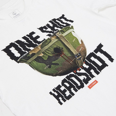 WearOver T-shirt One-Shot-Headshot white