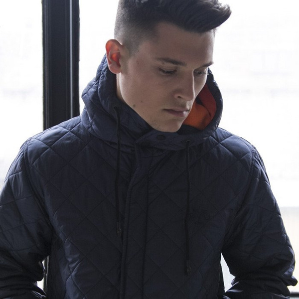 Backyard Cartel kurtka jacket Parka Padded navy