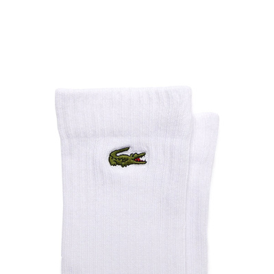 Skarpety Lacoste 3-Pak Sport High-Cut Cotton Socks białe