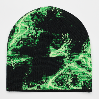 K1X Czapka zimowa Laser Skully green