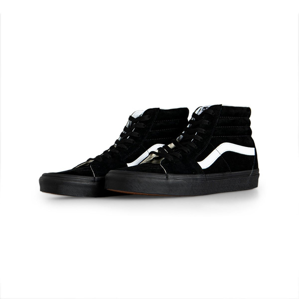 Sneakers buty Vans SK8-Hi Pig Suede czarne (VN0A4BV618L1)