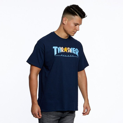 Thrasher Argentina T-shirt navy blue