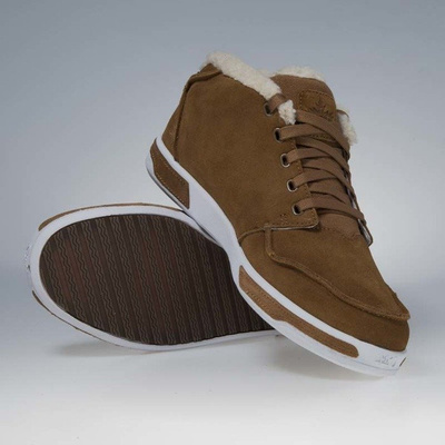 K1X sneakerboots Meet The Parents Leather dark honey / white