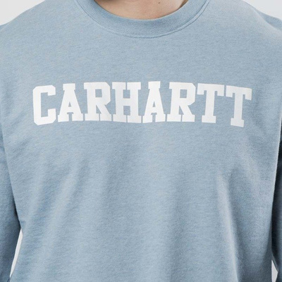 Bluza Carhartt WIP College Sweat dusty blue heather / white I024668
