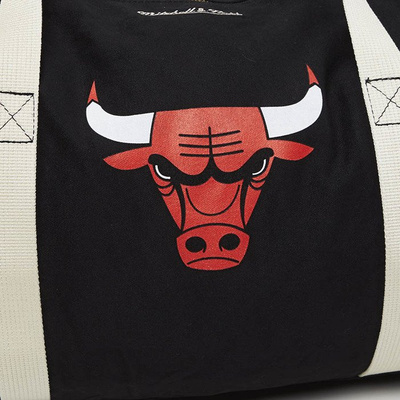 Mitchell & Ness Chicago Bulls Duffle Bag black Team Logo