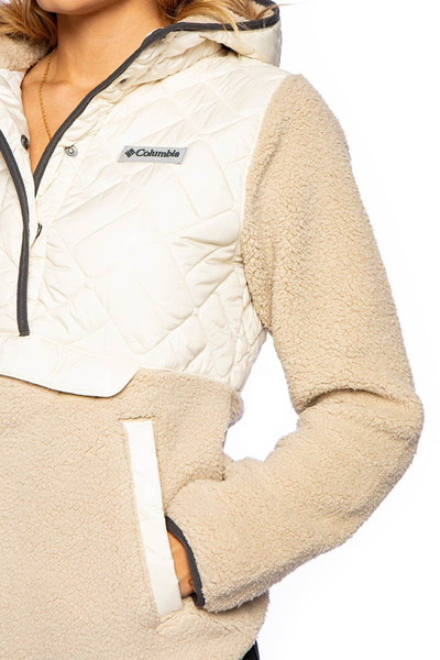 Bluza damska Columbia Sweet View Fleece Hooded Pullover ecru