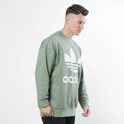 Bluza Adidas Originals Tref Over Crew trace green