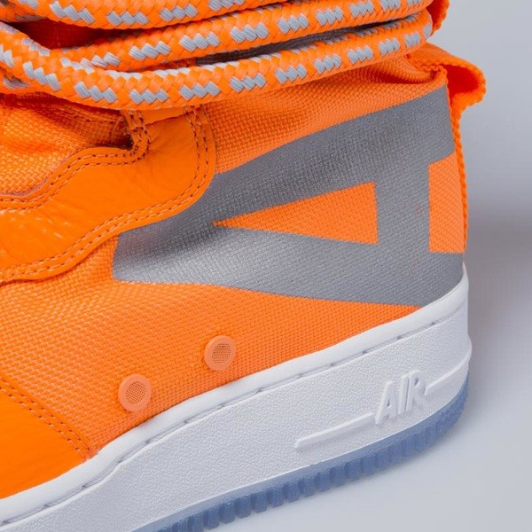 Sneakers buty zimowe Nike SF AF1 High total orange / total orange AA1128-800