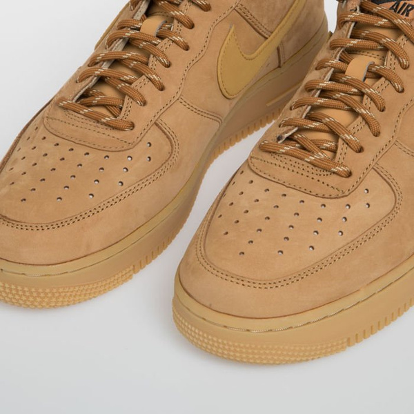 Sneakers buty Nike Air Force 1 '07 WB flax/wheat-gum light brown (CJ9179-200)