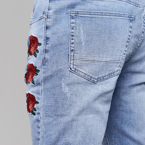 Spodnie Cayler & Sons All Day Denim In Bloom Ian Denim Pants light blue