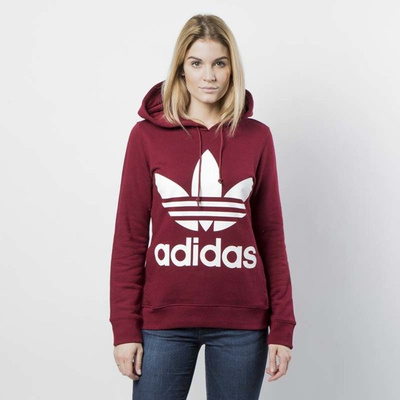 Adidas Originals Trefoil Hoodie collegiate burgundy CE2409