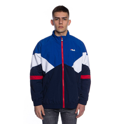 Fila Men Ban Woven Jacket black iris-surf the web-bright white-true red