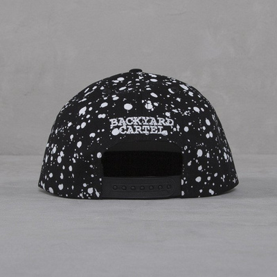 Backyard Cartel cap snapback Splash black / white