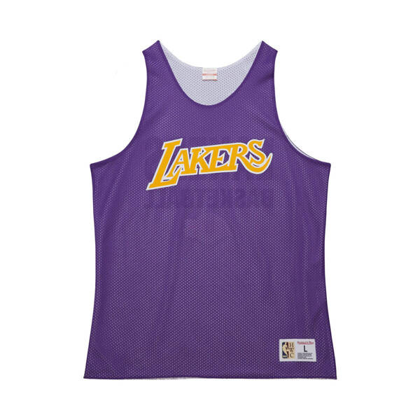 Koszulka Mitchell & Ness Los Angeles Lakers NBA Reversible Mesh Tank Vintage Logo purple