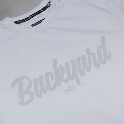 Backyard Cartel t-shirt Neat White