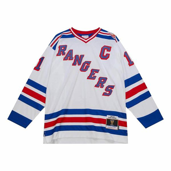 Koszulka longsleeve Mitchell & Ness New York Rangers #11 Mark Messier NHL White Jersey biała