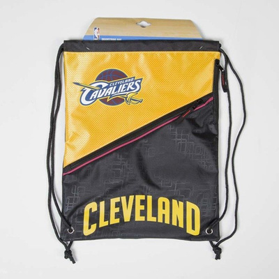 Forever Collectibles drawstring bag Cleveland Cavaliers Diagonal Zip black / yellow