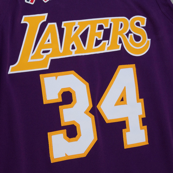 Koszulka Mitchell & Ness Los Angeles Lakers #34 Shaquille O'Neal Finals Jersey fioletowa