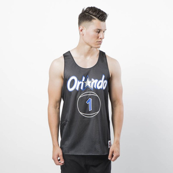 Koszulka dwustronna Mitchell & Ness Orlando Magic Penny Hardaway black / white Name / Number Reversible Mesh
